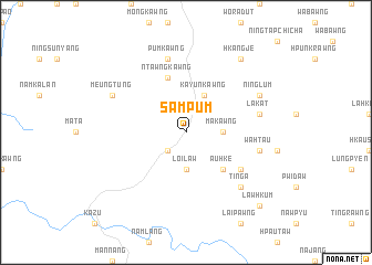 map of Sampum