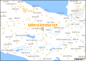 map of (( Samrish i Poshtëm ))