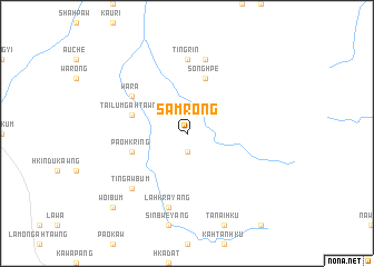 map of Samrong