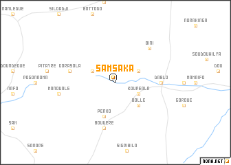 map of Samsaka