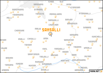 map of Samsal-li