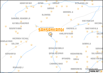 map of Şamşām Kandī