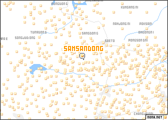 map of Samsan-dong