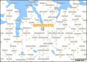 map of Samsan-dong