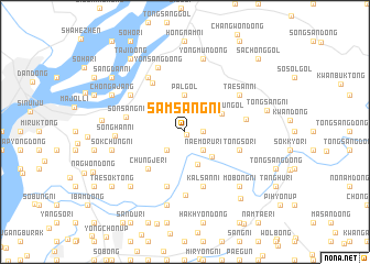 map of Samsang-ni