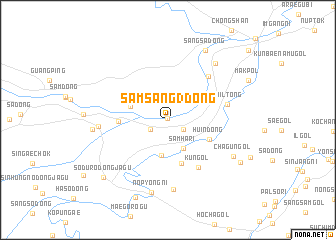 map of Samsang 3-dong