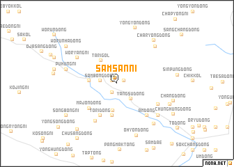 map of Samsan-ni