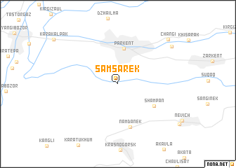 map of Samsarek