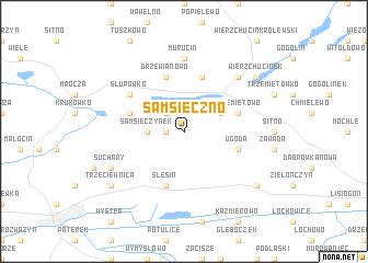 map of Samsieczno