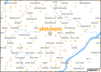 map of Samsim-dong
