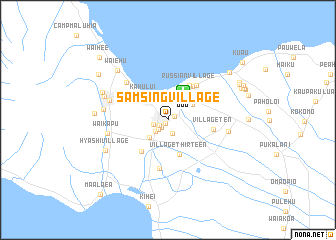 map of Sam Sing Village