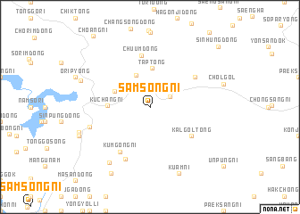 map of Samsong-ni