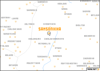 map of Samsonikha