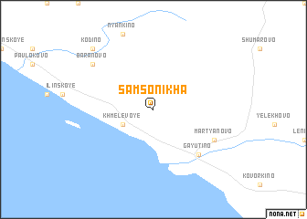 map of Samsonikha