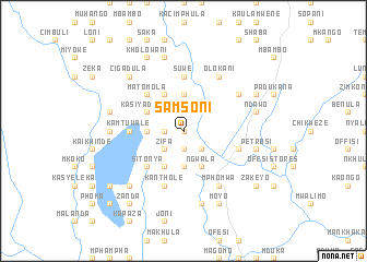 map of Samsoni