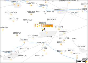 map of Samsonova