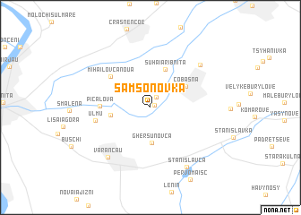 map of (( Samsonovka ))