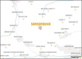 map of Samsonovka