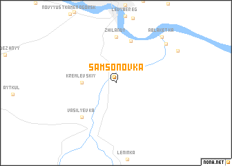 map of Samsonovka