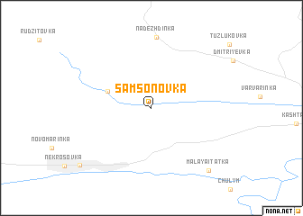 map of Samsonovka