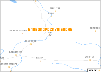 map of Samsonovo-Zaymishche