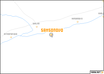 map of Samsonovo