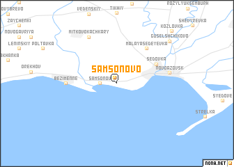 map of Samsonovo