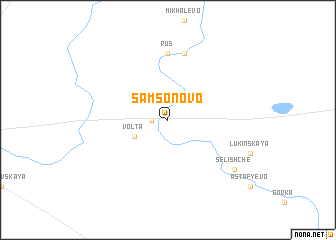 map of Samsonovo