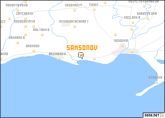 map of Samsonov