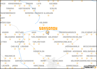 map of Samsonów