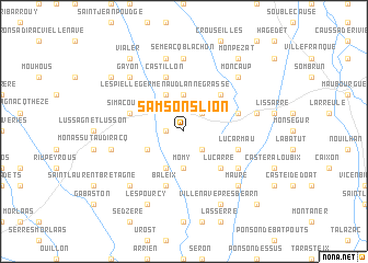 map of Samsons-Lion