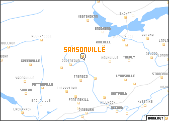 map of Samsonville