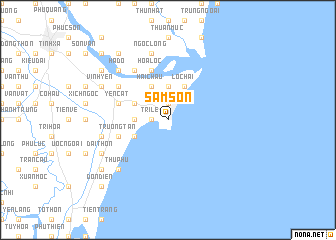 map of Sầm Sơn