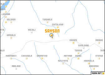 map of Samson