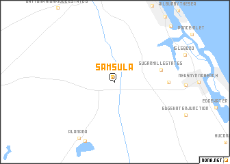 map of Samsula