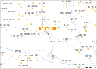map of Samtʼavisi