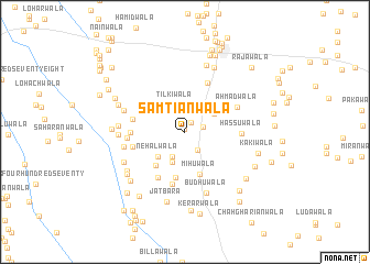 map of Samtiānwāla