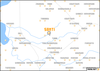 map of Samti