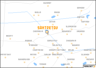 map of Samtretov