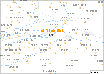 map of Samtserisi