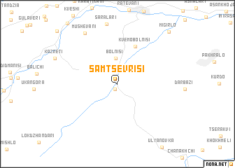 map of Samtsevrisi