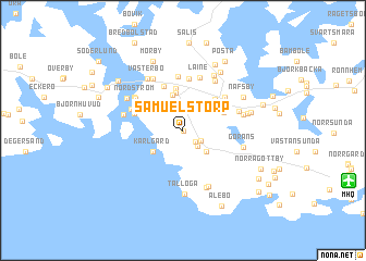 map of Samuelstorp