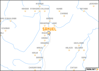 map of Samuel