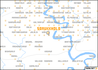 map of Sāmukkhola