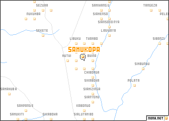 map of Samukopa