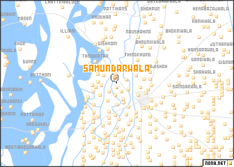 map of Samundarwāla