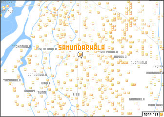 map of Samundarwāla