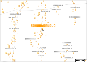 map of Samundarwāla