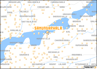 map of Samundarwāla