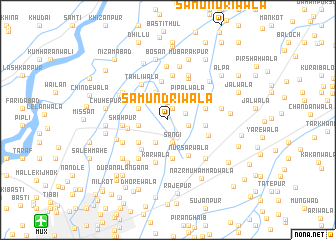 map of Samundriwāla